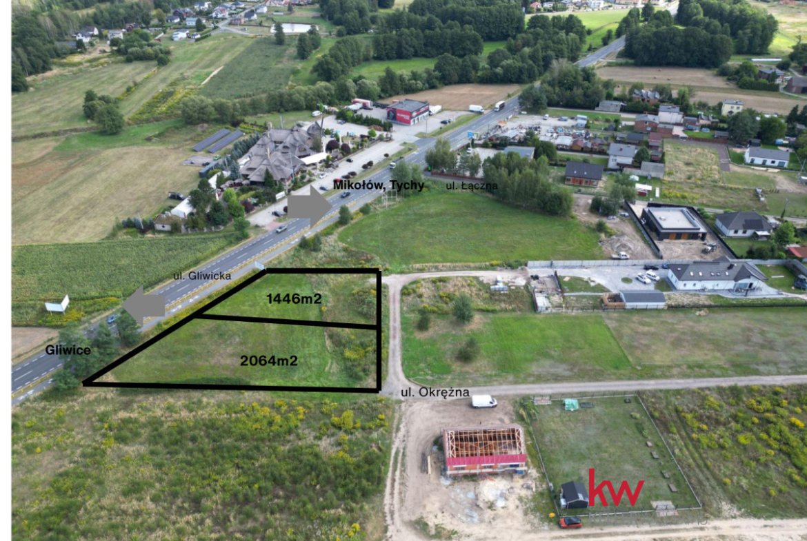 Działka Usługowo-Mieszkaniowa przy trasie 44