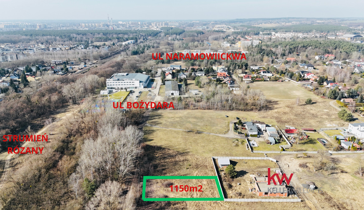 Działka Naramowice Potok Różany