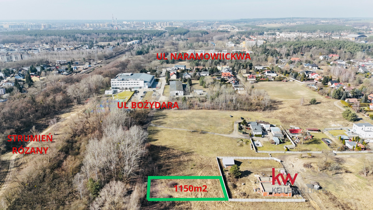 95907083 Działka Naramowice Potok Różany