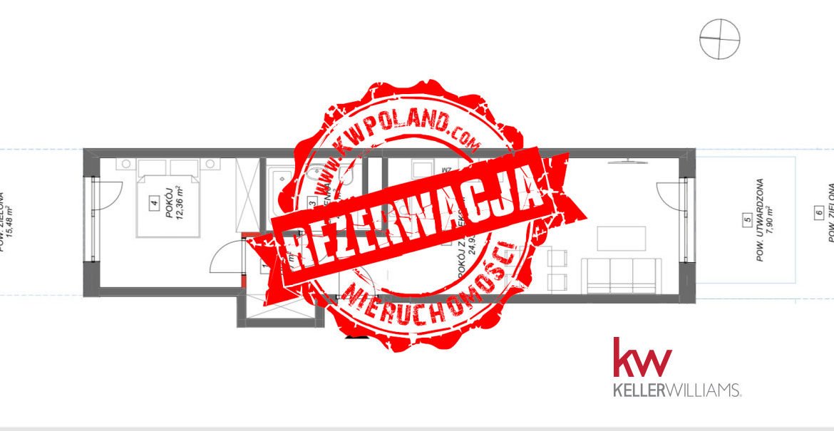 Mieszkanie dwupokojowe.Leśnych Skrzatów.