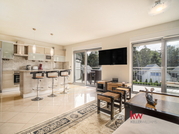 Dwupoziomowy apartament | 100 m od morza | basen