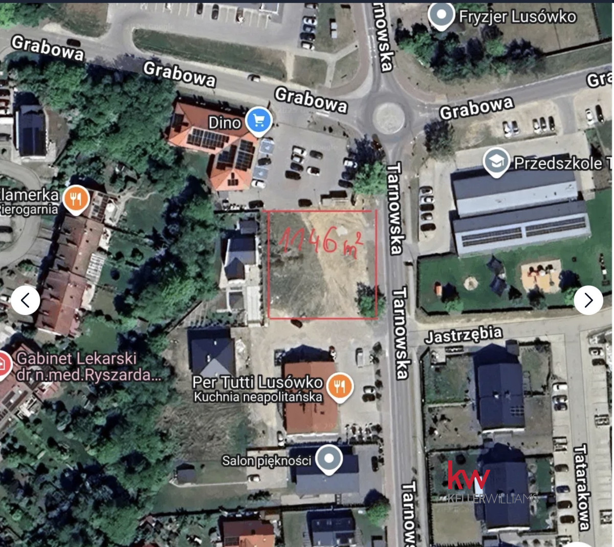 1197 m² pod usługi | MPZP | media | Lusówko