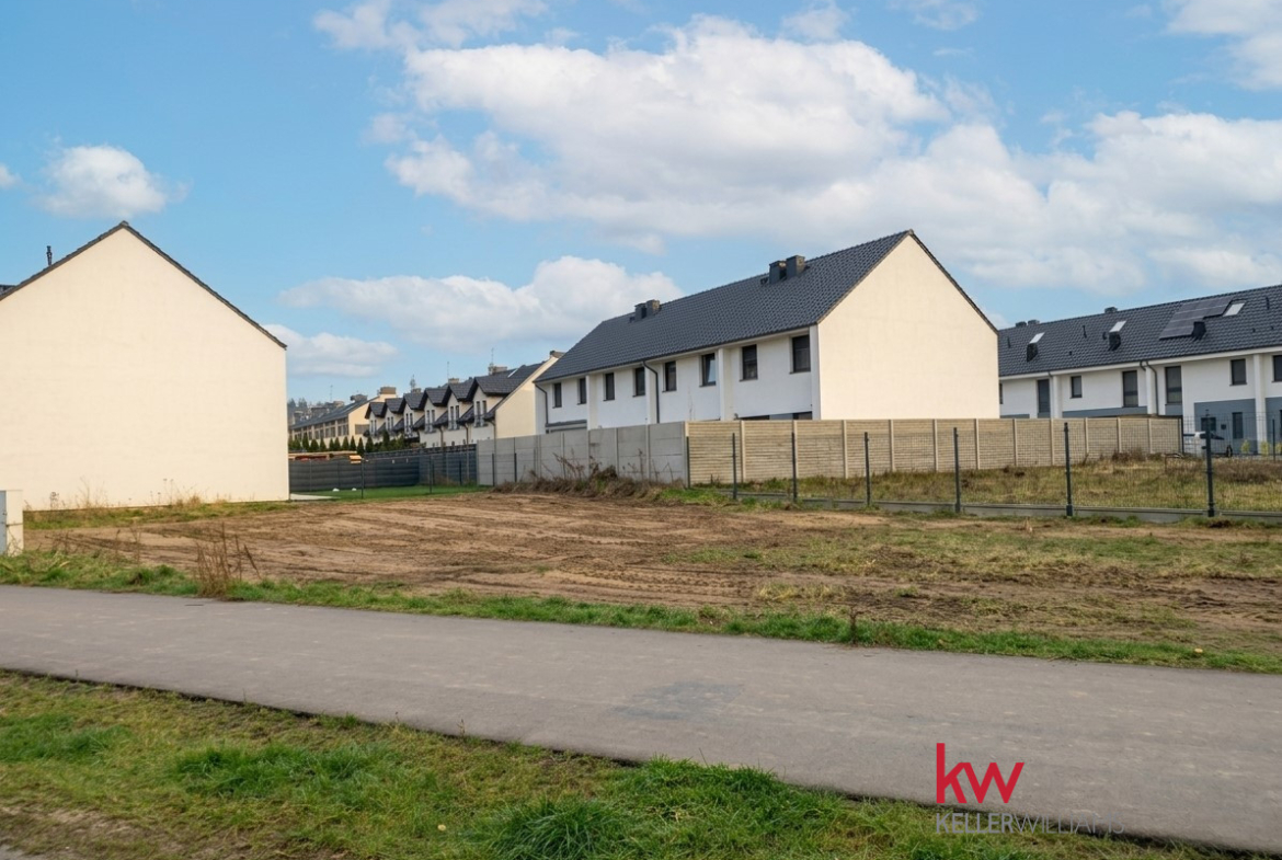 Kamionki, gotowa inwestycja: Działka 620m² + Pozwo
