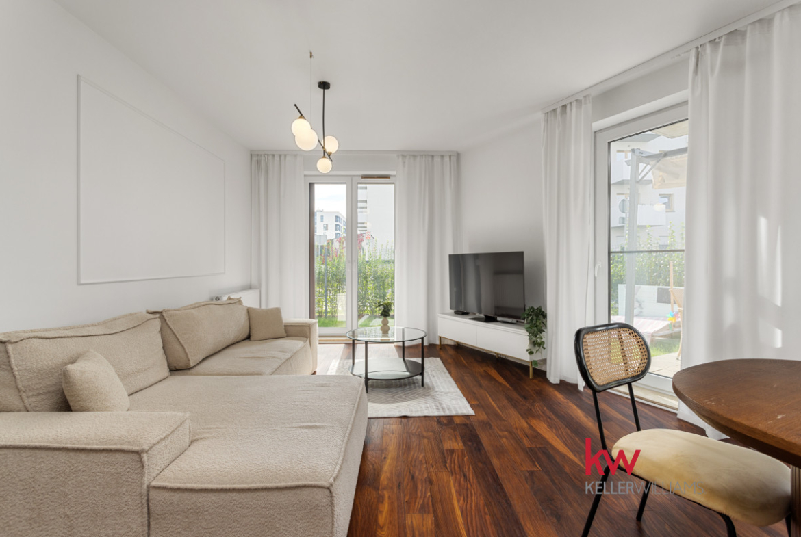 Umeblowane 3 pokoje, ogród 51 m² | Łacina | 2023 r