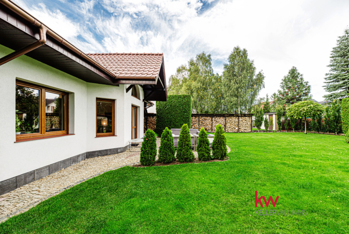 Dom z antresolą i pięknym ogrodem | 140 m²