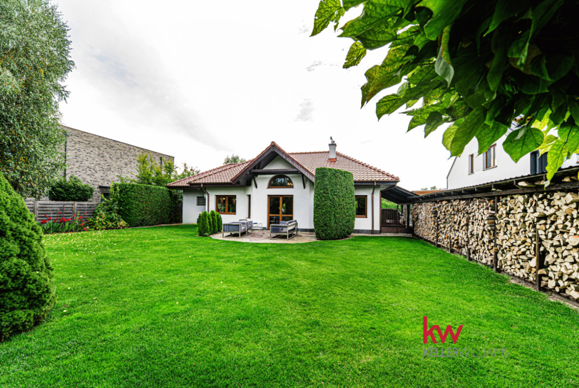 Dom z antresolą i pięknym ogrodem | 140 m²