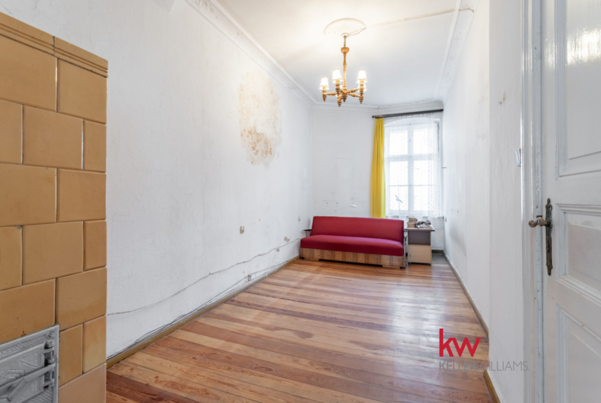 100,8 m² | Oryginalne detale | Kamienica, balkon