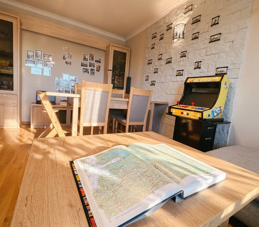 3 pokoje 60 m² z balkonem. Ogrzewanie i woda z mi