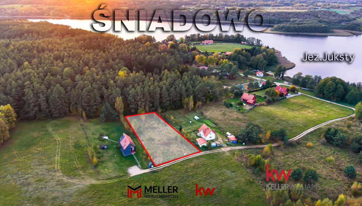 Mazury | 3010 m² przy lesie | 250 m od jeziora | WZ