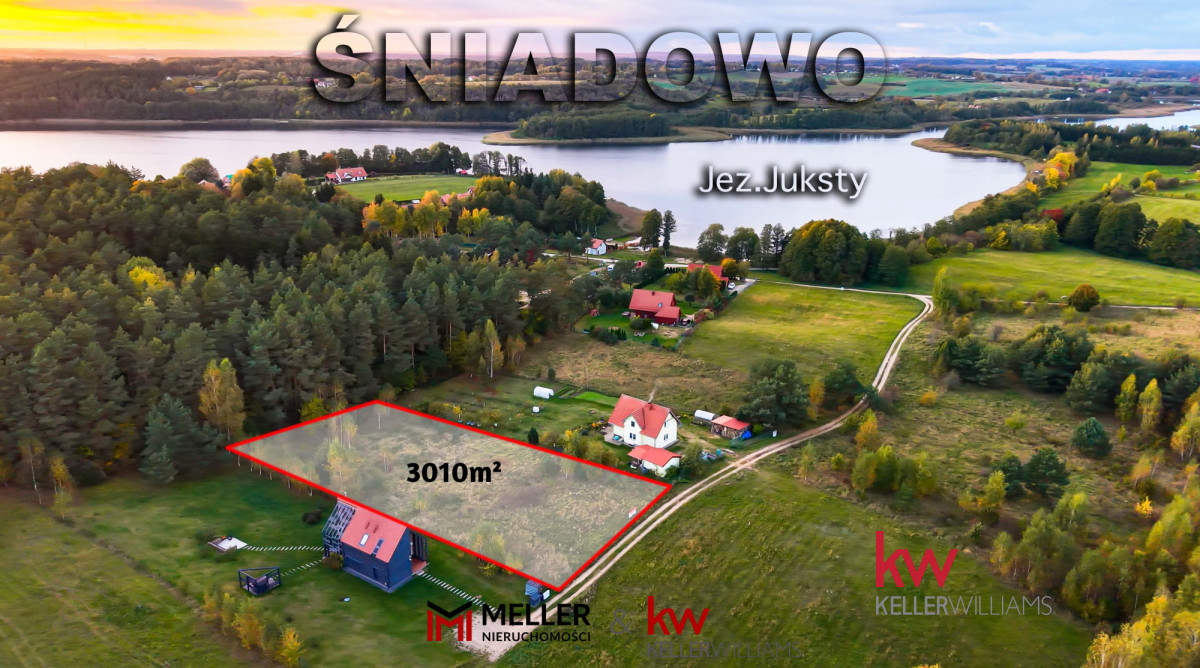 Mazury | 3010 m² przy lesie | 250 m od jeziora | WZ